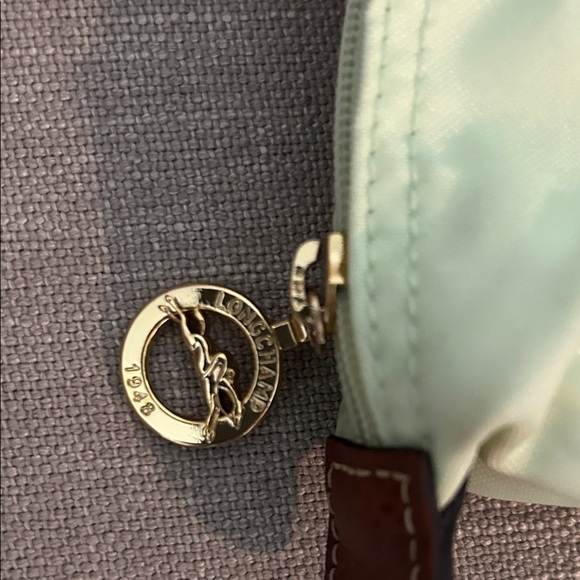 Longchamp Mint and Brown Baby Bag - Picture 2 of 6